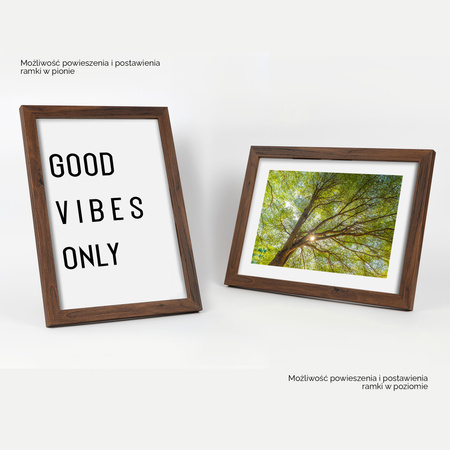 Pakiet 5 szt. brązowych ramek na zdjęcia HEN 4 21x29,7 cm A4