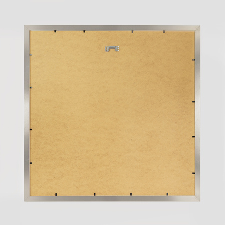 Srebrna ramka na zdjęcia HEN PASS S 50x50 cm z passe partout (40x40 cm)