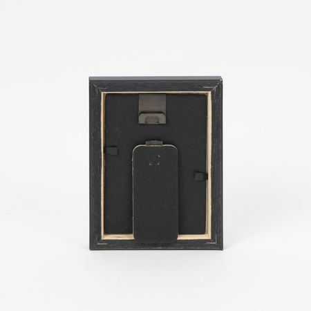 Czarna ramka drewniana na zdjęcia EKO 2 6x9 cm