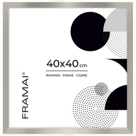 Srebrna ramka na zdjęcia HEN S 40x40 cm