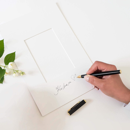 Pakiet 5 szt. Passe Partout 9x13 (5x7) BIAŁY IVORY