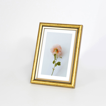 Ramka drewniana złota na zdjęcia DRI CL Z 10X15 cm