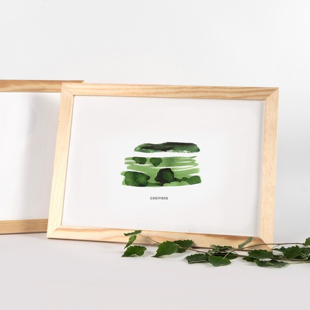 Ramka z drewna surowego na zdjęcia RAW 21x29,7 cm