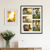 Foto Galeria 40x50 cm czarna Ramka na 5 zdjęć 13x18 cm 15x21 cm z Passe Partout