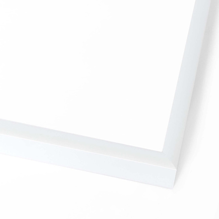 Biała ramka aluminiowa QAL 24x30 cm