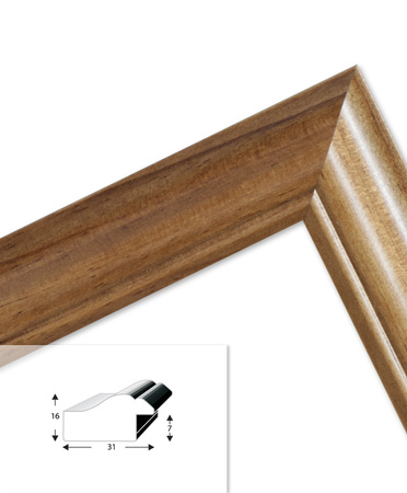 Ramka drewniana na zdjęcia DRL N 33 15x21 cm