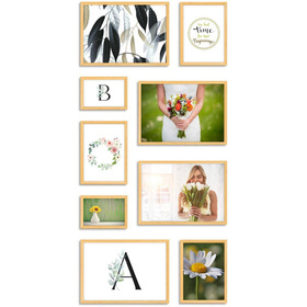 Zestaw naturalnych ramek galeria 0 GF0004