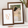 Pakiet 5 szt. brązowych ramek drewnianych na zdjęcia DRWA 4 13x18 cm