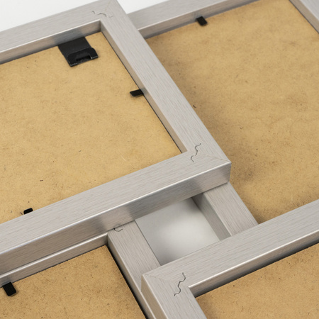 Multirama MULTI HEN ramka na zdjęcia. Srebrna multirama na cztery zdjęcia