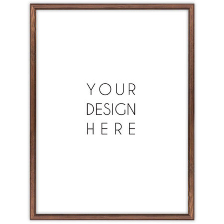 Brązowa ramka drewniana DRWA 4 30x40 cm