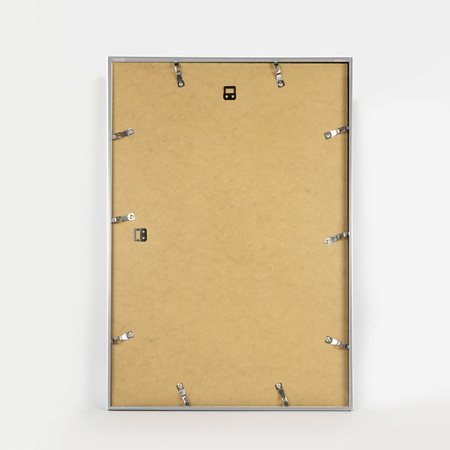 Srebrna ramka aluminiowa QAL 62x93 cm