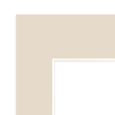 Passe partout 50x60 (40x50) BEŻOWY CRAFT