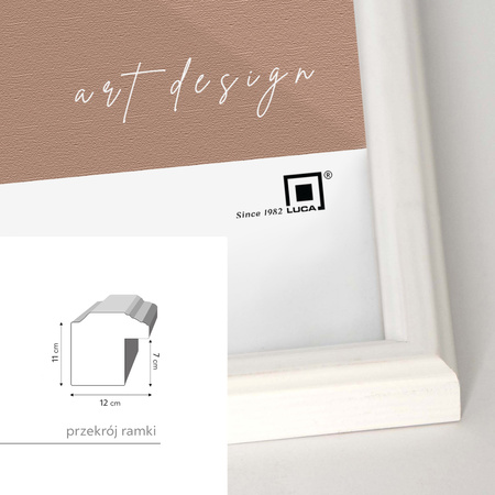 Zestaw białych ramek galeria PRESTO 1 GF0002