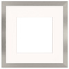 Srebrna ramka na zdjęcia HEN PASS S 30x30 cm z passe partout (20x20 cm)