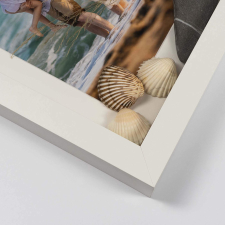 Biała ramka przestrzenna EXPO 3D MAX 50x70 cm (40x50cm)