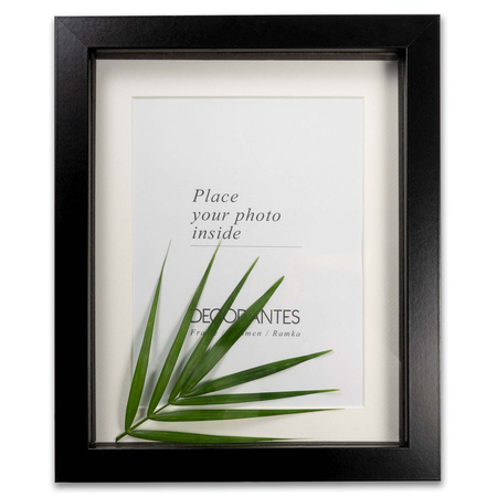 Czarna ramka przestrzenna EXPO 3D MAX 21x30 cm (15x21cm)