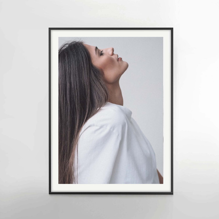 Czarna ramka aluminiowa na zdjęcia Royall 60x80 cm