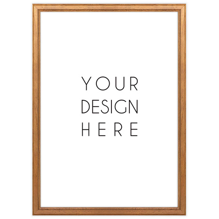 Ramka drewniana DRWA 3 kolor dąb 28x35 cm