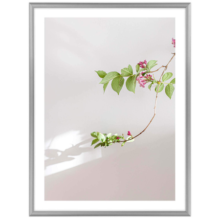 Srebrna ramka aluminiowa QAL 29,7x42 cm (A3)