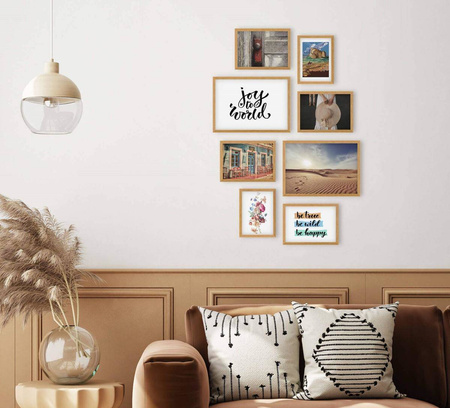 Zestaw ramek kolor dębowy PINIA 00 GF0007