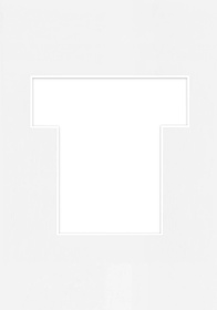 Passe Partout okienko w kształcie LITERKI "T"