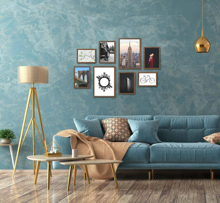 Zestaw brązowych ramek galeria PRESTO 4 GF0007