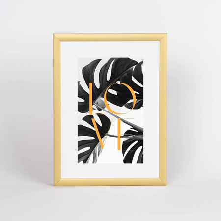 Złota ramka aluminiowa na zdjęcia Royall 13x18 cm