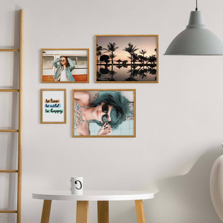 Zestaw dębowych ramek galeria 3 GF0008