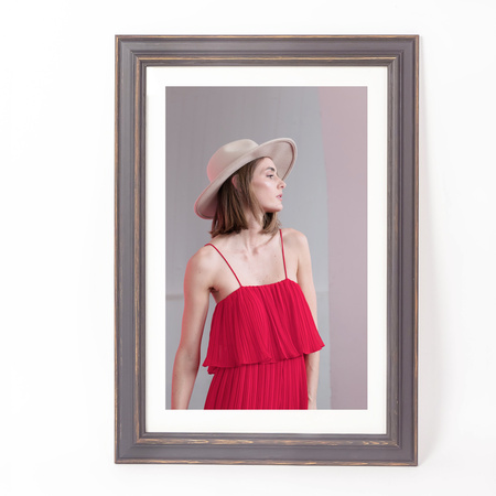 Ramka drewniana na zdjęcia DRL X 02 30x45 cm