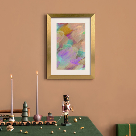 Złota ramka na zdjęcia A4 HEN Z 21x29,7 cm