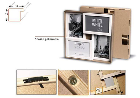 Multirama MULTI WHITE 41ramka na zdjęcia