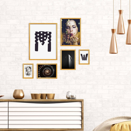 Zestaw złotych ramek galeria Z GF0010