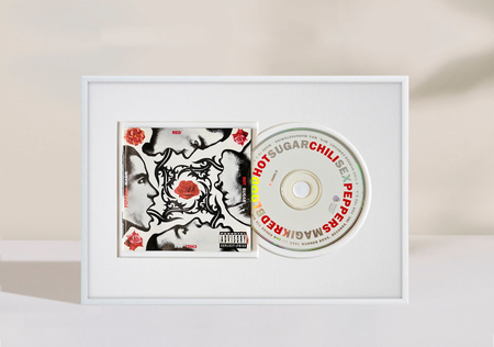 Biała ramka na płytę CD - 21x30 cm