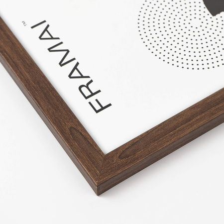 Brązowa ramka na zdjęcia HEN 4 40x40 cm