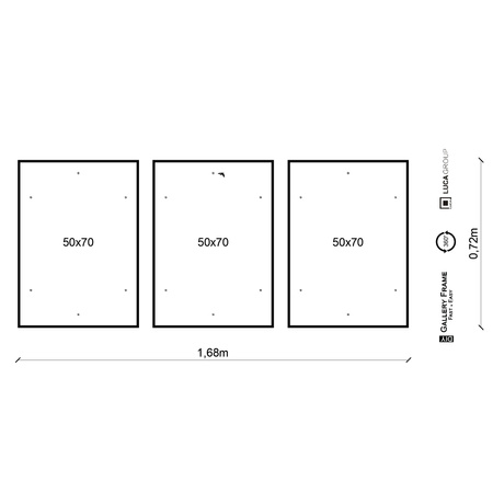 Zestaw ramek FDM2 GF2001 - galeria ramek na 3 zdjęcia