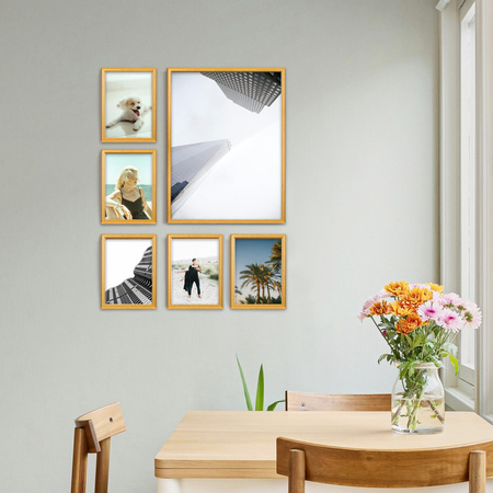 Zestaw złotych ramek galeria PRESTO Z GF0002