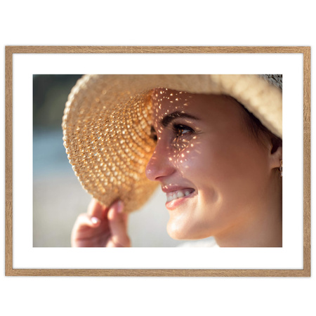 Ramka na zdjęcia bielony dąb HEN 0 60x80 cm