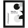 Czarna ramka na zdjęcia HEN 2 18x24 cm