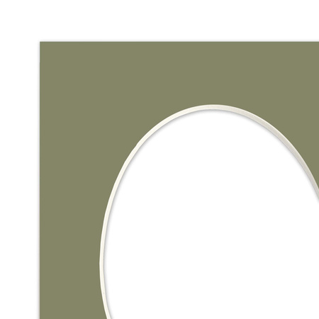 Passe partout 40x50 (30x40) owal EVERGREEN