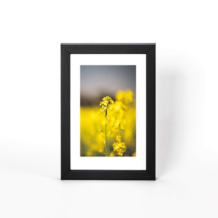 Pakiet 5 szt. czarnych ramek drewnianych na zdjęcia PINIA 2 10x15 cm