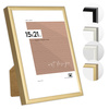 Złota ramka aluminiowa na zdjęcia Royall 15x21 cm