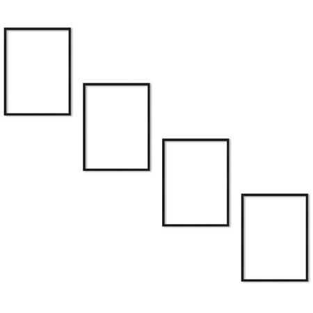 Zestaw ramek PINIA 2 GF0034 L- galeria ramek na 4 zdjęcia