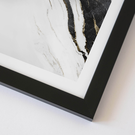 Czarna ramka z tworzywa FOR 15x21 cm