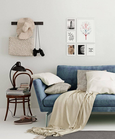 Zestaw białych ramek galeria Pinia 1 GF0002