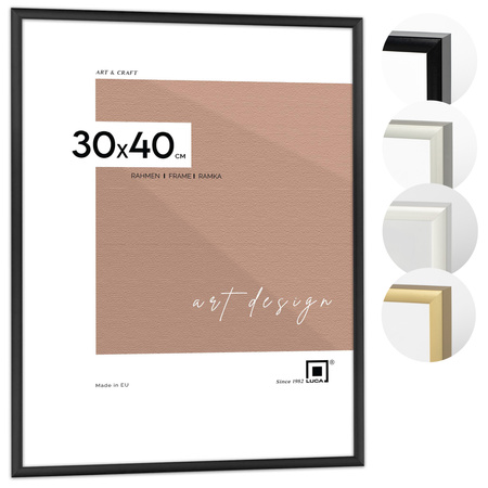 Czarna ramka aluminiowa na zdjęcia Royall 30x40 cm