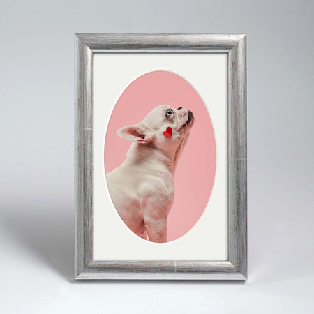 Passe partout 10x15 (6x9) OWAL SZARY STORM