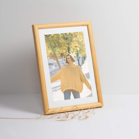 Naturalna ramka drewniana na zdjęcia EKO 0N 9x13 cm