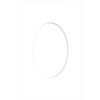 Passe partout 10x15 (6x9) OWAL SUPER WHITE