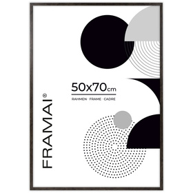 Ramka na zdjęcia drewniana FIT 3 w kolorze brązowym 50x70 cm