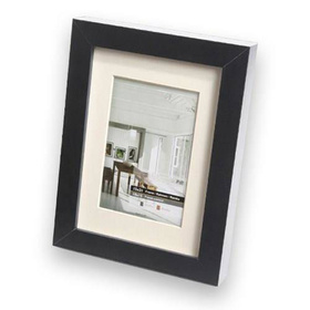 Czarna ramka z passe partout EXPO MAX 24x30 cm (18x24 cm)